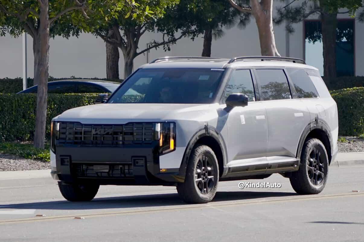 2027 Kia Telluride X-Pro Captured Testing in California After Official LA Auto Show Debut